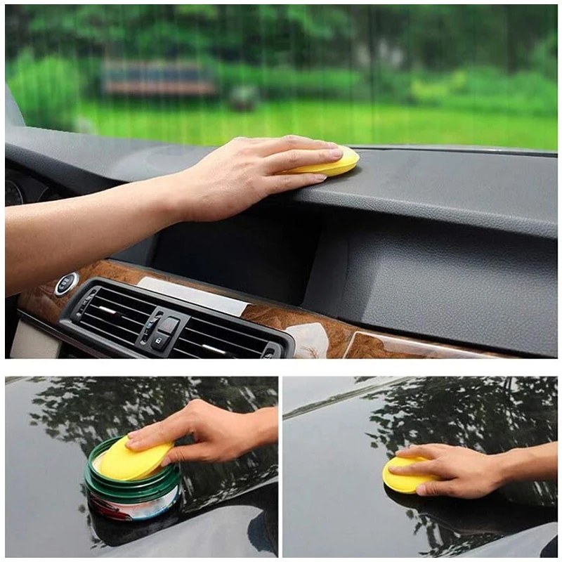 Wax Applicator Pad - 12 Peças de Esponjas Redondas de