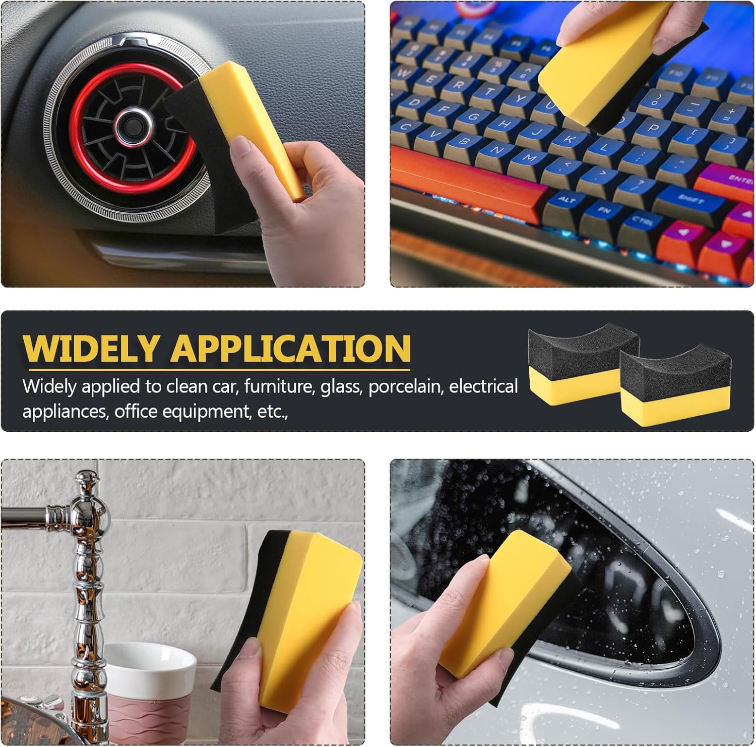 Esponja de Limpeza Automotiva, - Wax Applicator Pad avaliação e preço