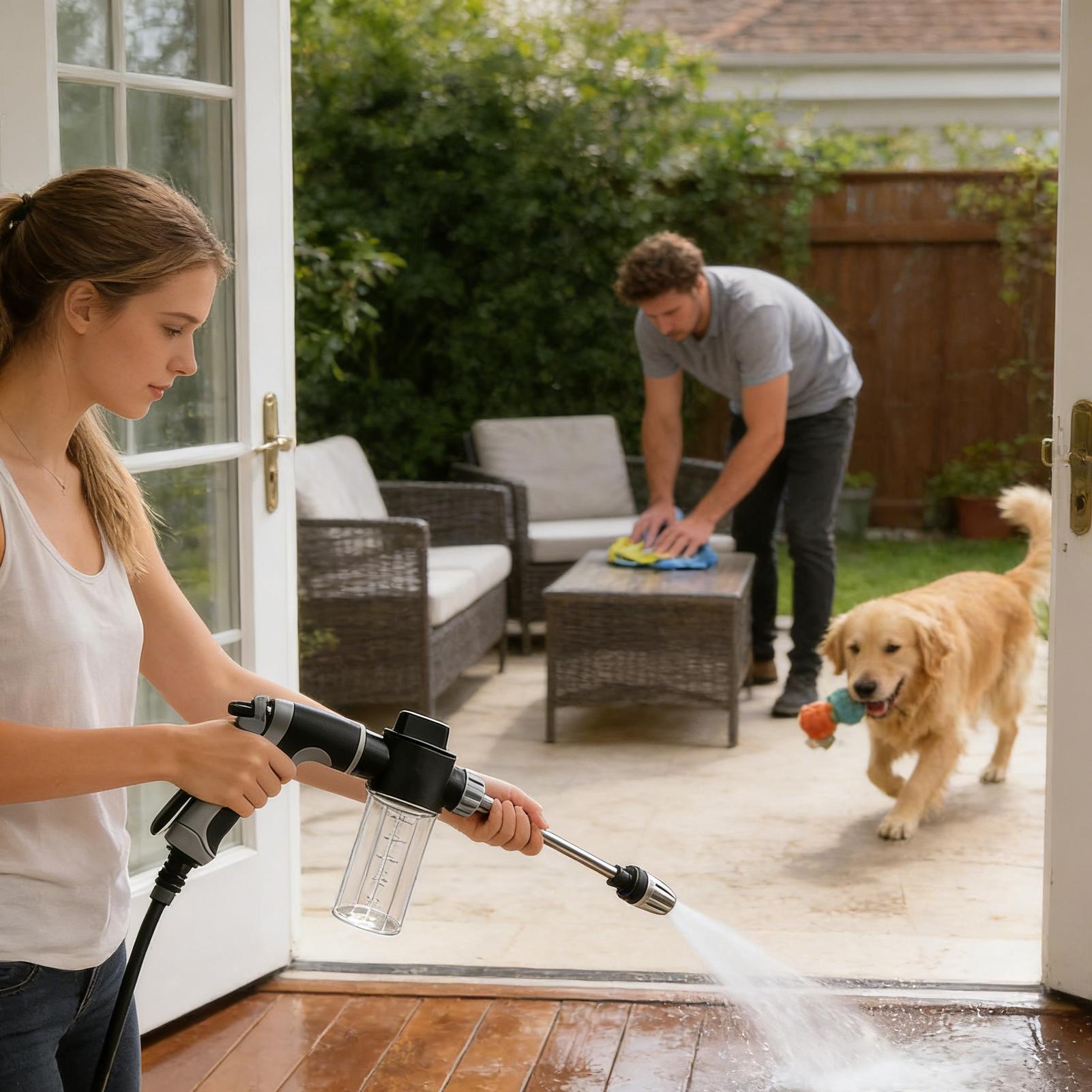 Lavadora de Alta Pressão Multi - Pressure Washer Foam Gun avaliação e preço